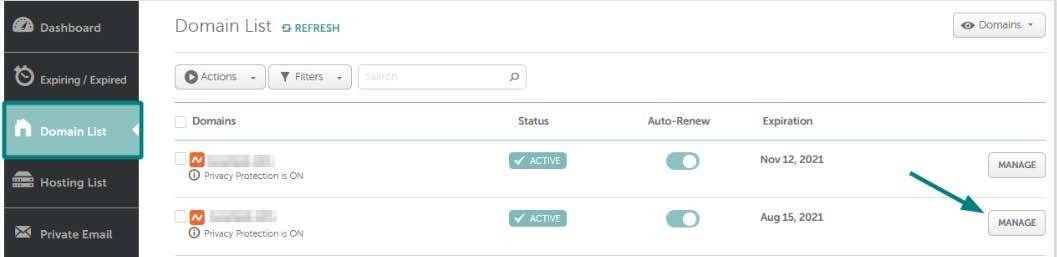 Domain List