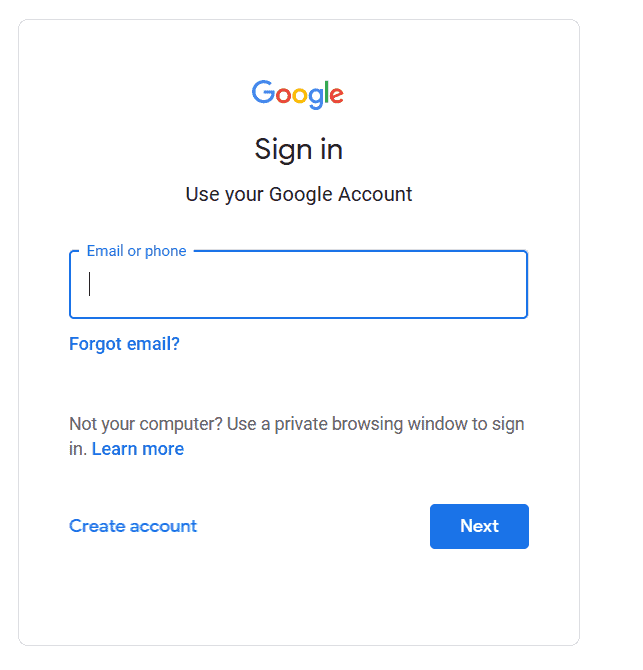Sign In