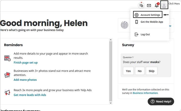 Account Setting