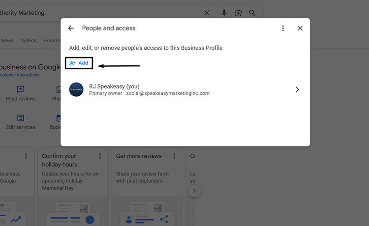 Click On Add